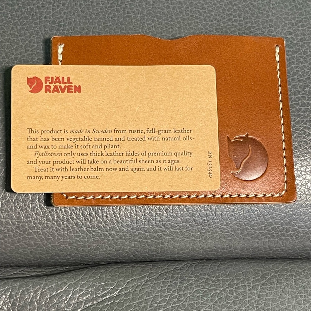 Leather card holder
